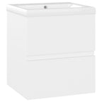 Mueble con lavabo madera de ingeniería blanco