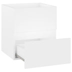 Mueble con lavabo madera de ingeniería blanco