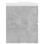 Mueble con lavabo madera de ingeniería gris hormigón
