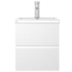 Mueble con lavabo madera de ingeniería gris