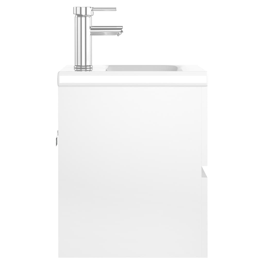 Mueble con lavabo madera de ingeniería gris