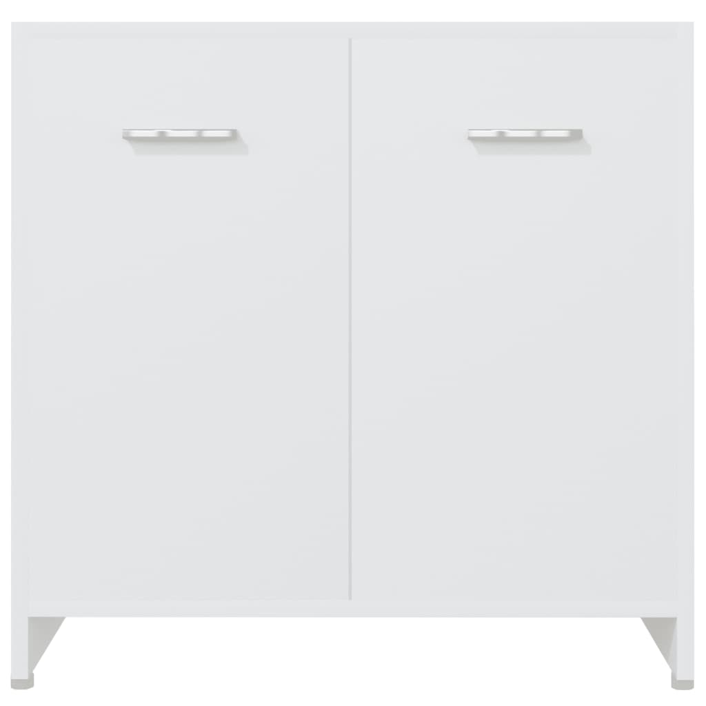 Juego de muebles de baño 4 piezas blanco