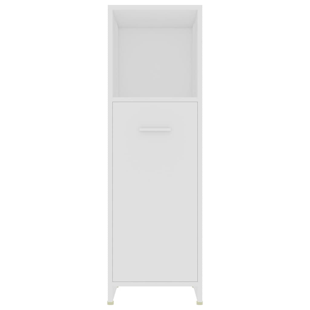 Juego de muebles de baño 4 piezas blanco
