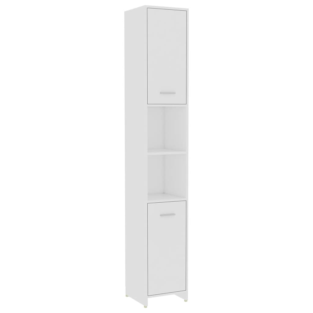 Juego de muebles de baño 4 piezas blanco