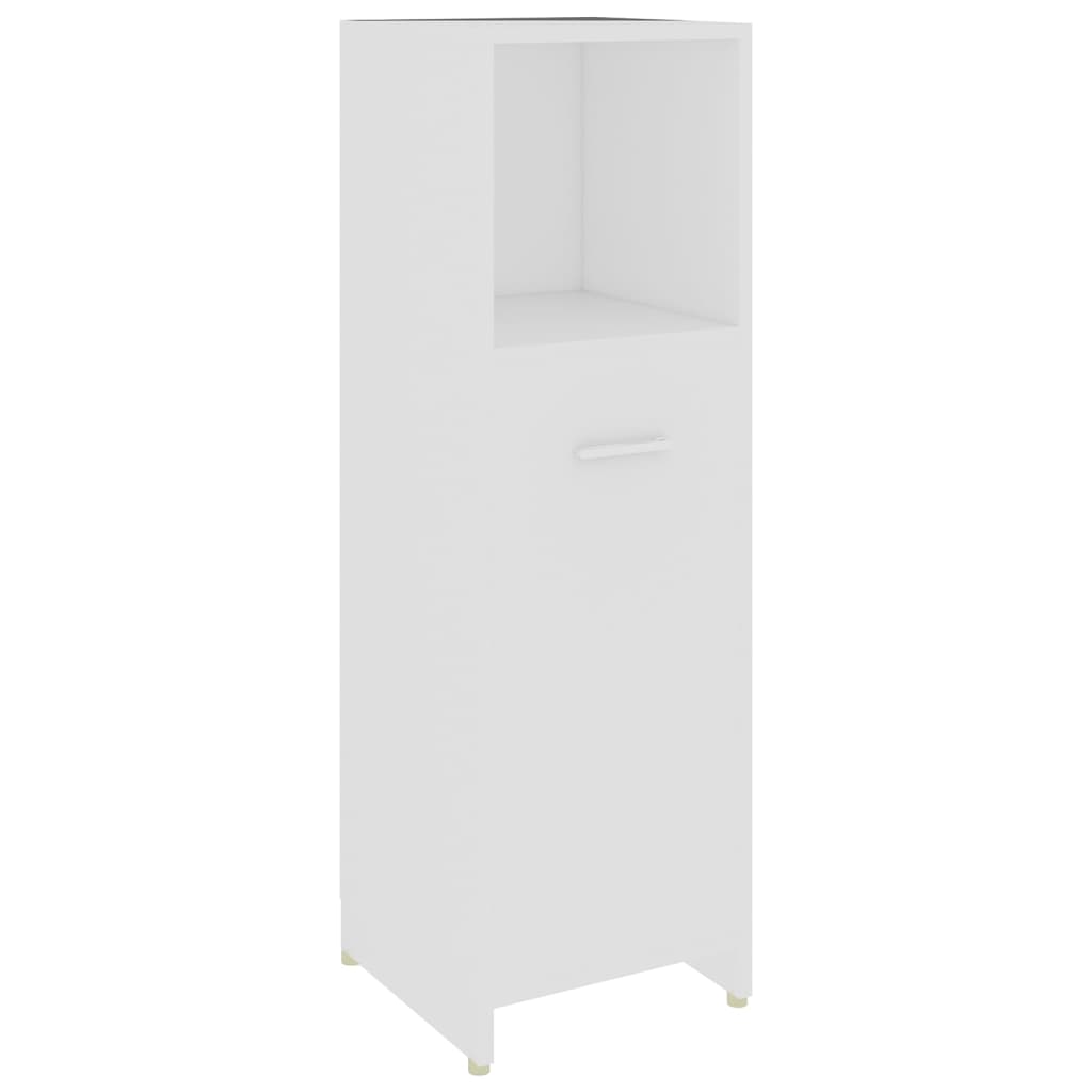 Juego de muebles de baño 4 piezas blanco