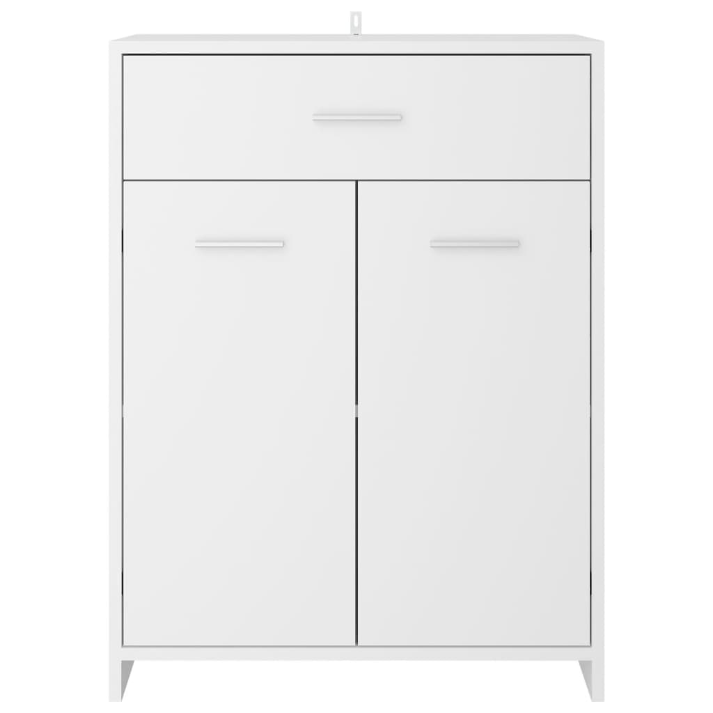 Juego de muebles de baño 4 piezas blanco