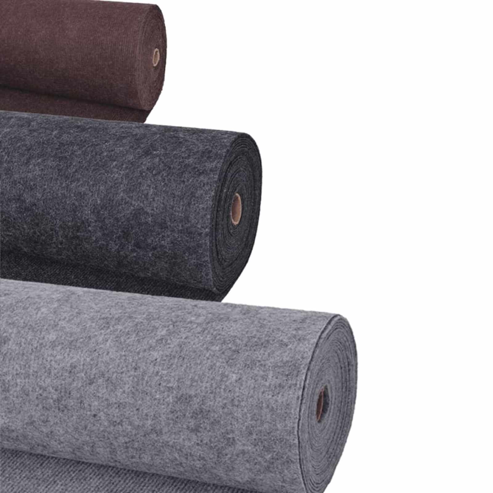 Alfombra Gris 1,2 x 10 m Poliéster