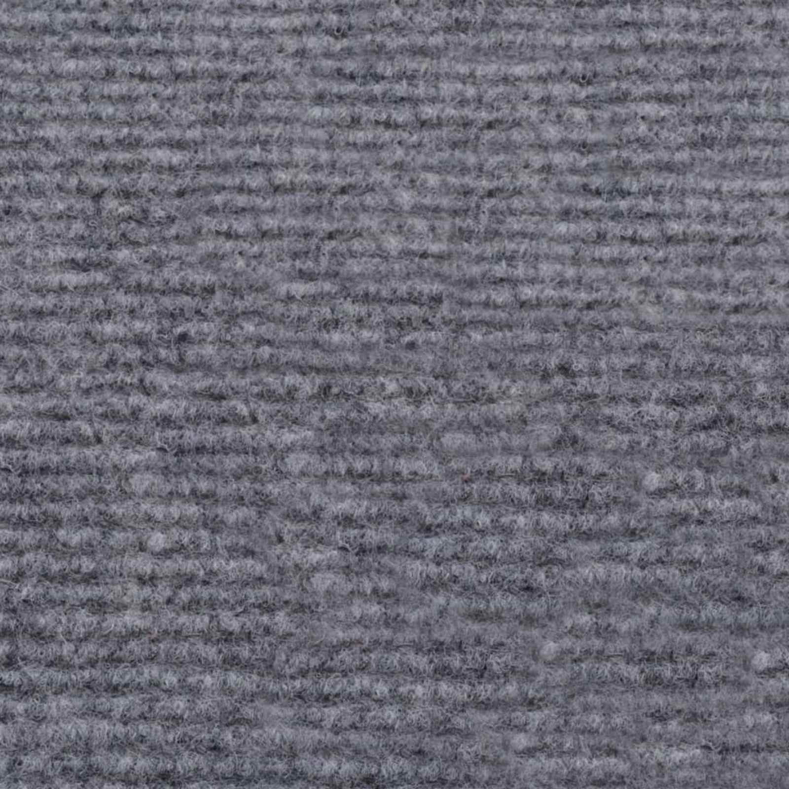 Alfombra Gris 1,2 x 10 m Poliéster