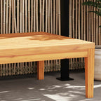 Mesa de jardín madera maciza de acacia 64x64x29 cm