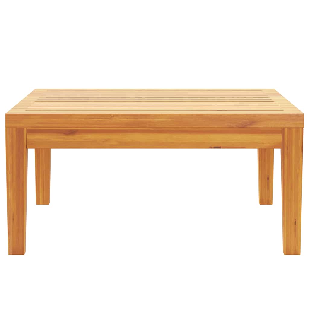 Mesa de jardín madera maciza de acacia 64x64x29 cm