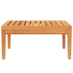 Mesa de jardín madera maciza de acacia 64x64x29 cm