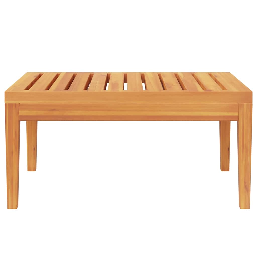 Mesa de jardín madera maciza de acacia 64x64x29 cm
