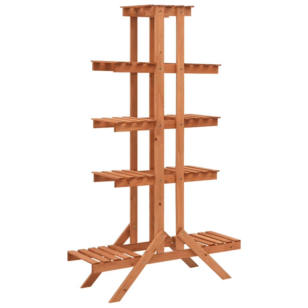 Soporte para plantas de madera de abeto 76x37x89 cm