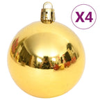 Juego de adornos de navidad de 108 piezas dorado y rojo