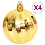 Juego de adornos de navidad de 108 piezas dorado y rojo