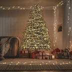 Tira de luces con 150 LED blanco cálido PVC 15 m