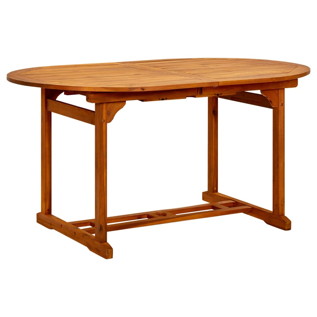 Set de comedor de jardín 7 piezas ratán sintético marrón