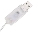 Cono de luz LED de pirámide decorativo acrílico azul 120 cm