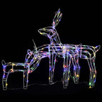 Renos de Navidad de luces 229 LEDs 3 piezas