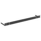 Estante flotante de pared blanco y roble MDF 90x23,5x3,8 cm
