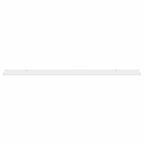 Estantes de pared 2 unidades blanco 100x9x3 cm