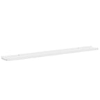 Estantes de pared 2 unidades blanco 100x9x3 cm