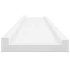 Estantes de pared 2 unidades blanco 100x9x3 cm