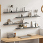 Estantes de pared 2 unidades blanco 100x9x3 cm