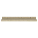 Estantes de pared 2 unidades roble Sonoma 40x9x3 cm