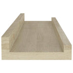 Estantes de pared 2 unidades roble Sonoma 40x9x3 cm