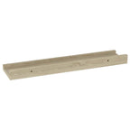 Estantes de pared 2 unidades roble Sonoma 40x9x3 cm