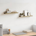 Estantes de pared 2 unidades roble Sonoma 40x9x3 cm