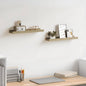 Estantes de pared 2 unidades roble Sonoma 40x9x3 cm