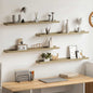 Estantes de pared 2 unidades blanco 100x9x3 cm