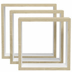 Estantes cubo de pared 3 unidades blanco y roble Sonoma