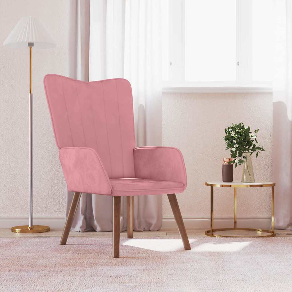 Poltrona relax de veludo amarelo mostarda