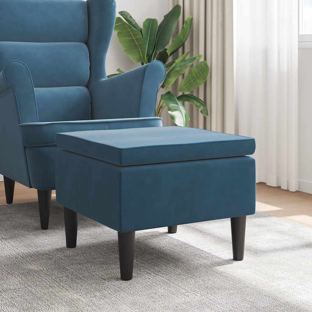 Taburete con patas de madera tapizado tejido crema