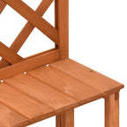 Soporte de plantas y enrejado madera de abeto 70x42x115 cm