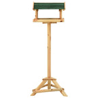 Comedero para pájaros con soporte madera de abeto 37x28x100 cm