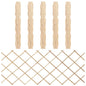 Vallas enrejado 5 uds madera maciza de abeto 180x80 cm