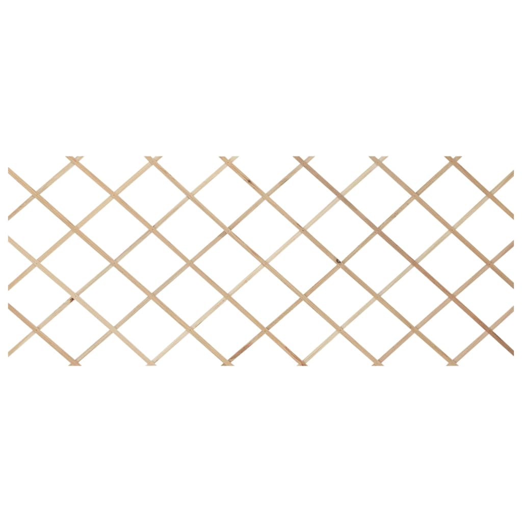 Vallas enrejado 5 uds madera maciza de abeto 180x80 cm
