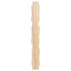 Vallas enrejado 5 uds madera maciza de abeto 180x80 cm