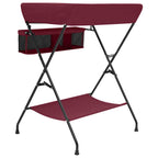 Mesa cambiadora de hierro rojo