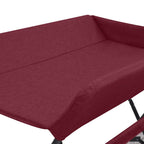 Mesa cambiadora de hierro rojo