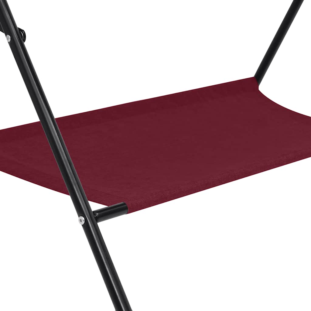 Mesa cambiadora de hierro rojo
