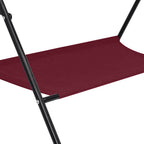 Mesa cambiadora de hierro rojo