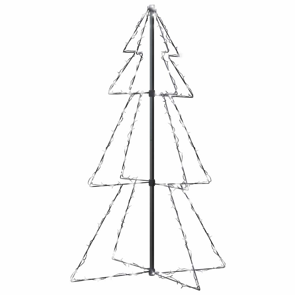 Árbol de Navidad 160 LEDs interior y exterior 78x120 cm