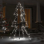 Árbol de Navidad 160 LEDs interior y exterior 78x120 cm