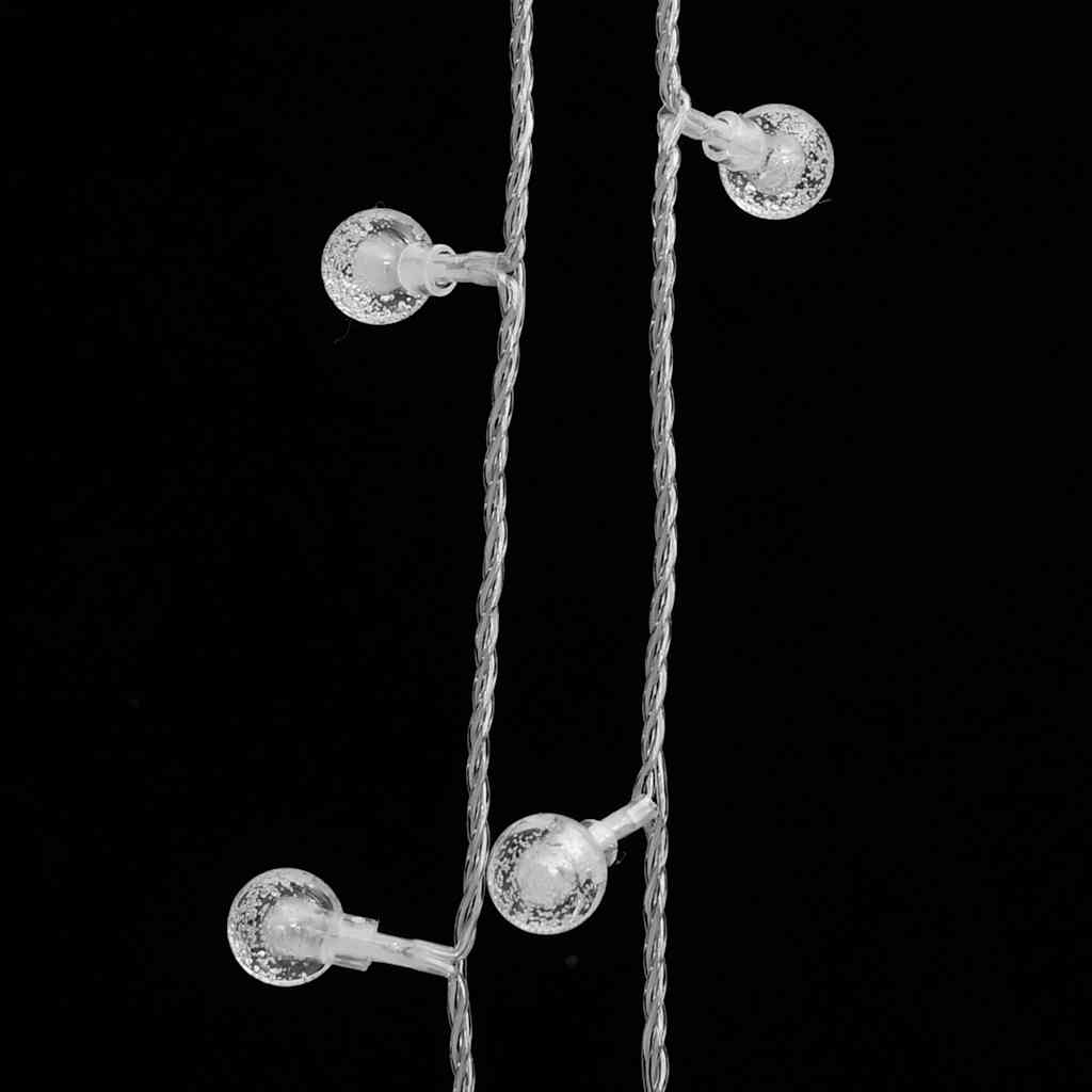 Guirnalda de luces globos 8 funciones 200 LED blanco frío 20 m