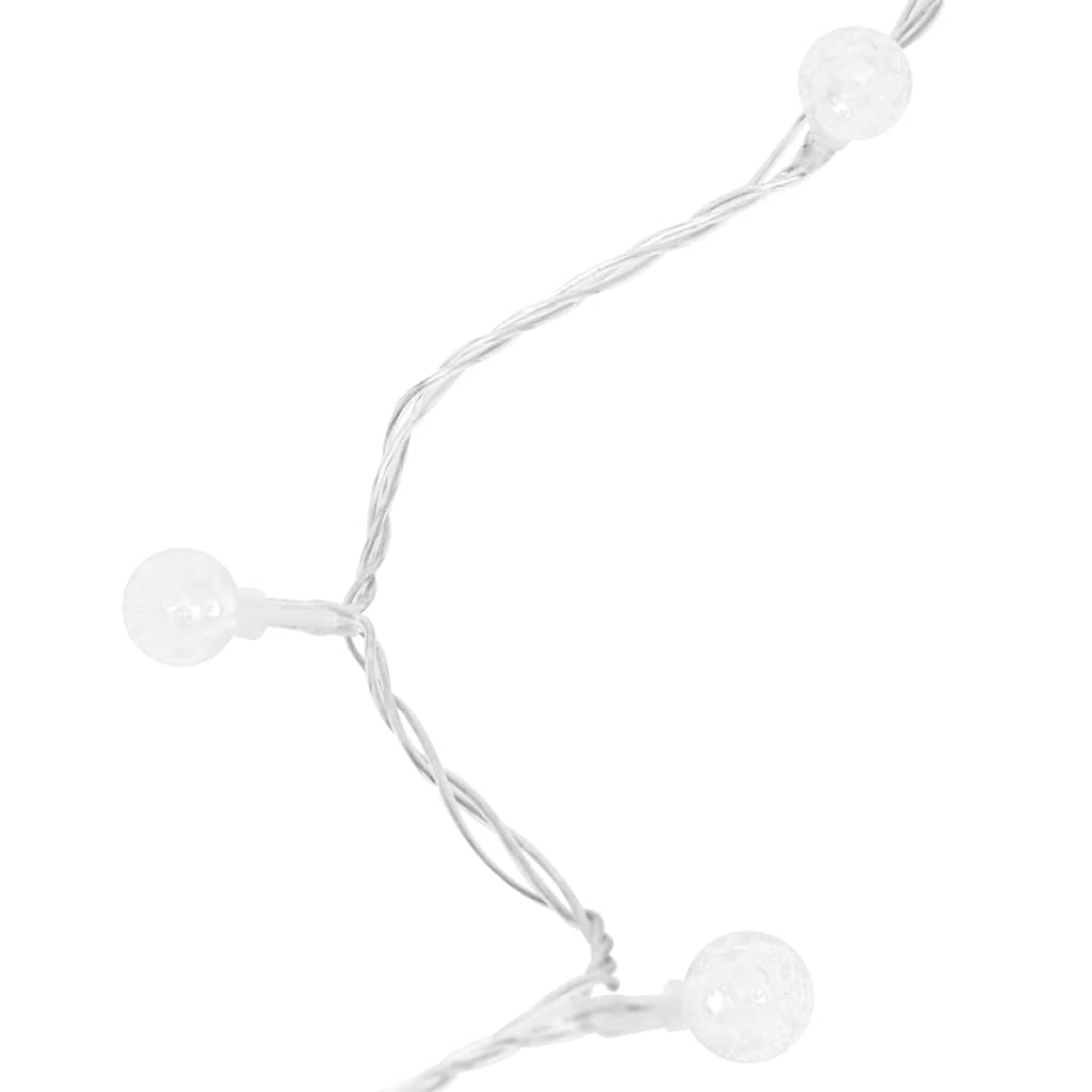 Guirnalda de luces globos 8 funciones 200 LED blanco frío 20 m